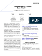 High-Strength Concrete Columns: State of The Art: Repor Ted by Joint ACI-ASCE Committee 441