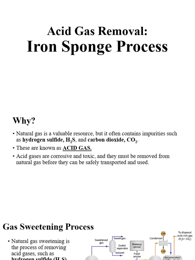 Iron Sponge Process | PDF