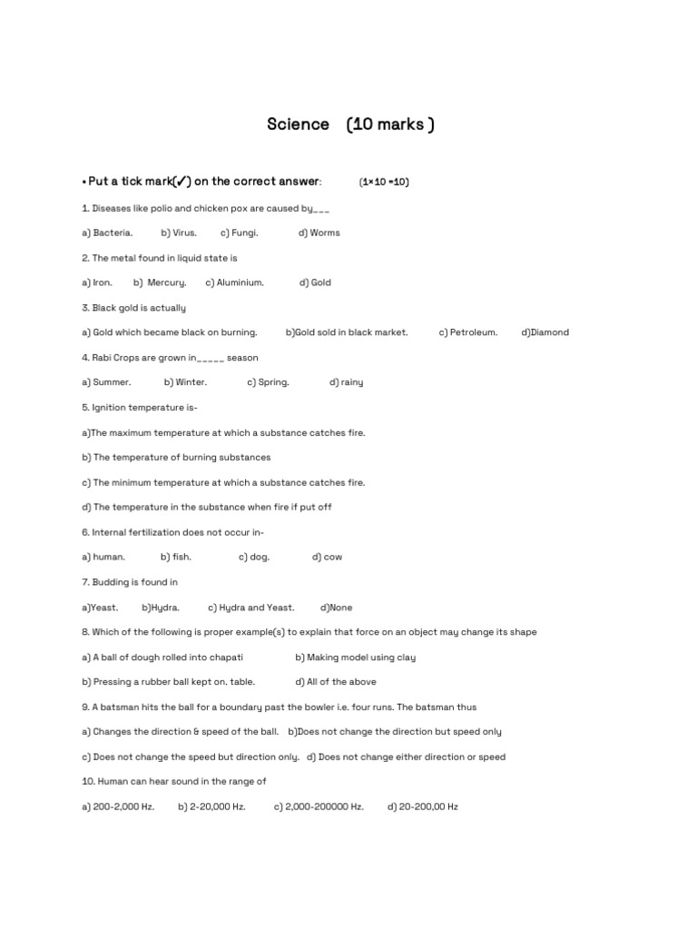 Science & Math's for entrance exam | PDF