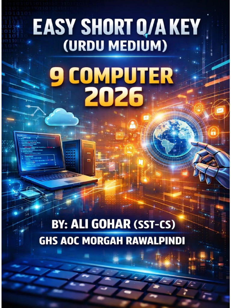 9 Computer URDU Short QA Key 2026-1 | PDF