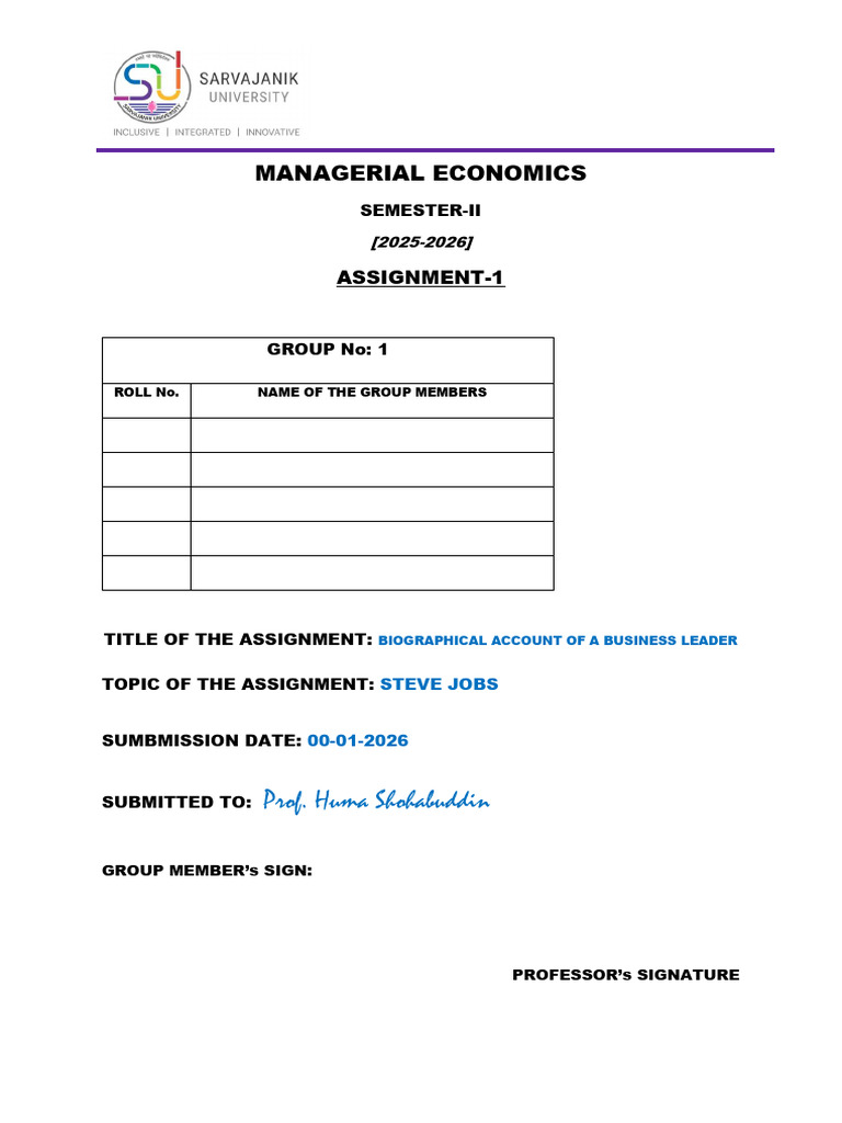 Assignment-1 Cover Page Format | PDF