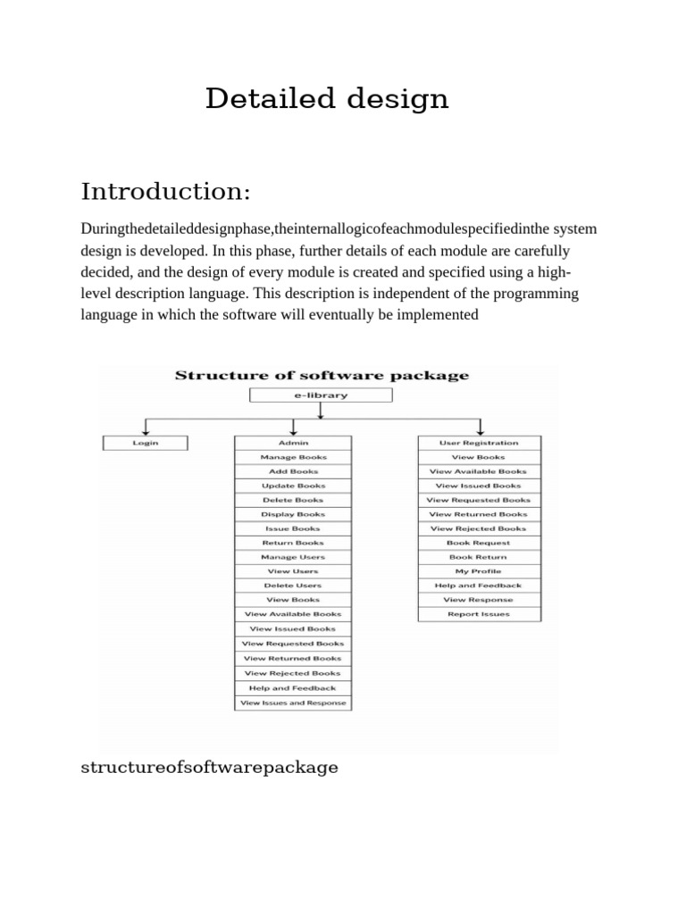 detailled design2 (1) | PDF | Computer File | Modular Programming