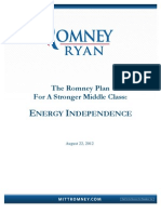 Romney Energy Plan