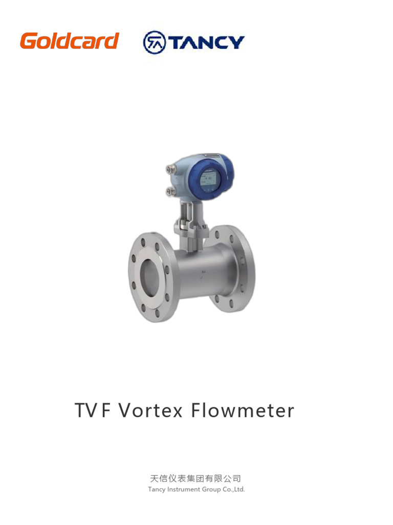 TVF Vortex | PDF | Flow Measurement | Fluid Dynamics