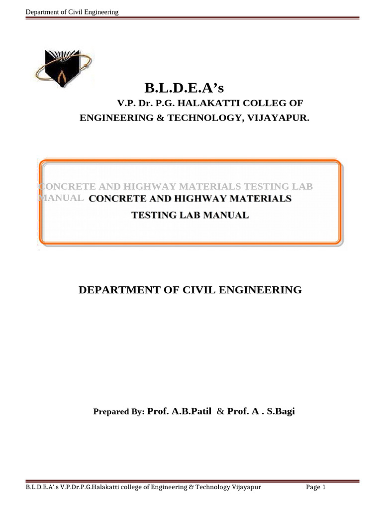 Concrete and Highway Manual (1) | PDF | Construction Aggregate | Concrete
