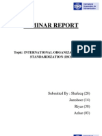 Iso - International Organization For Standardization