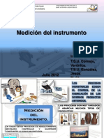 Medición Del Instrumentos y Características Del Instrumento.