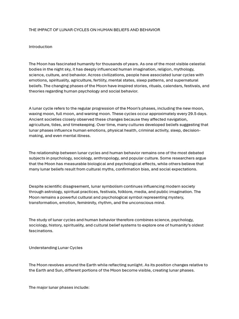 file 6 | PDF | Moon | Psychology