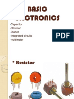 Basic Electronics: Capacitor Resistor Diodes Integrated Circuits Multimeter