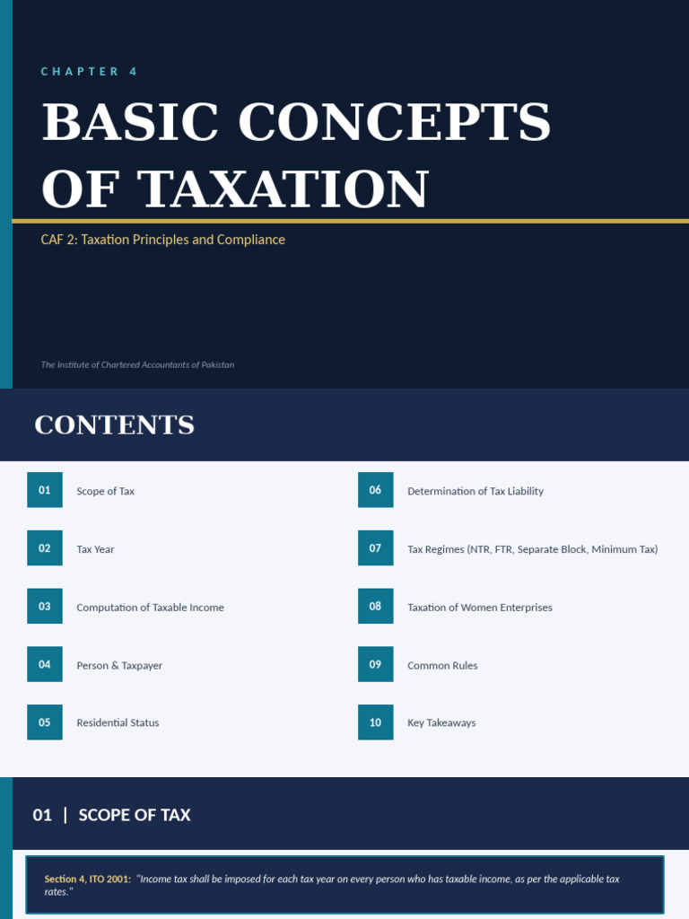 BasicConcepts CAF2 Presentation | PDF | Taxes | Tax Deduction