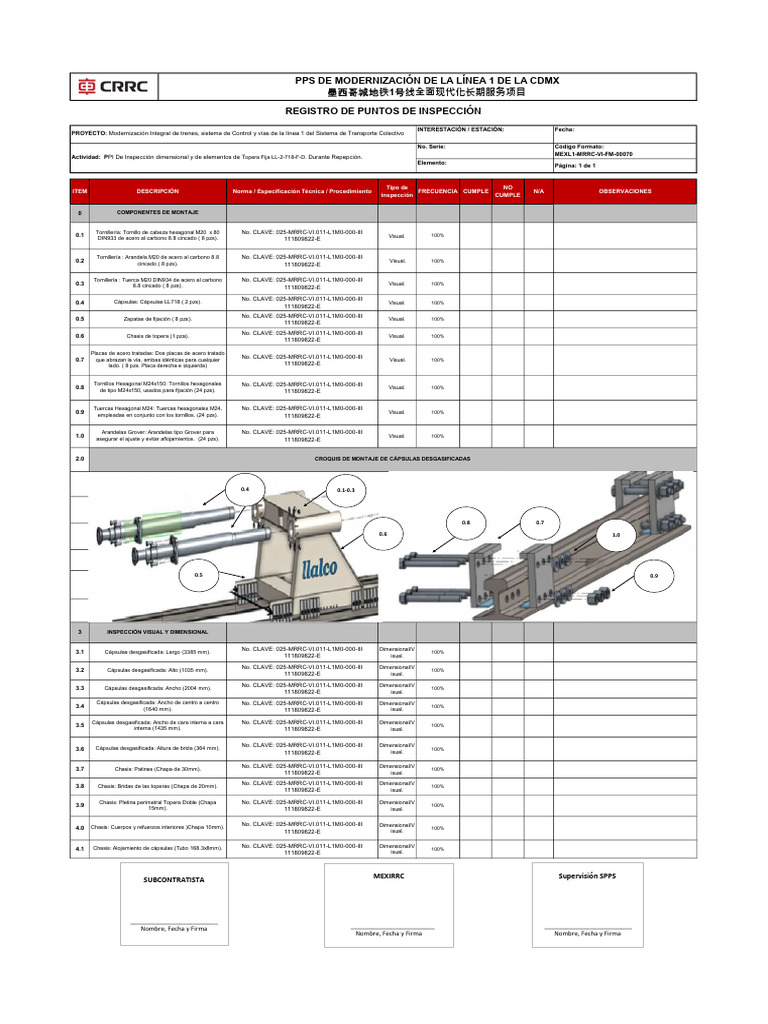 Ppi Toperas Mexl1 MRRC Vi FM 00070.2 | PDF | Tornillo | Metalurgia