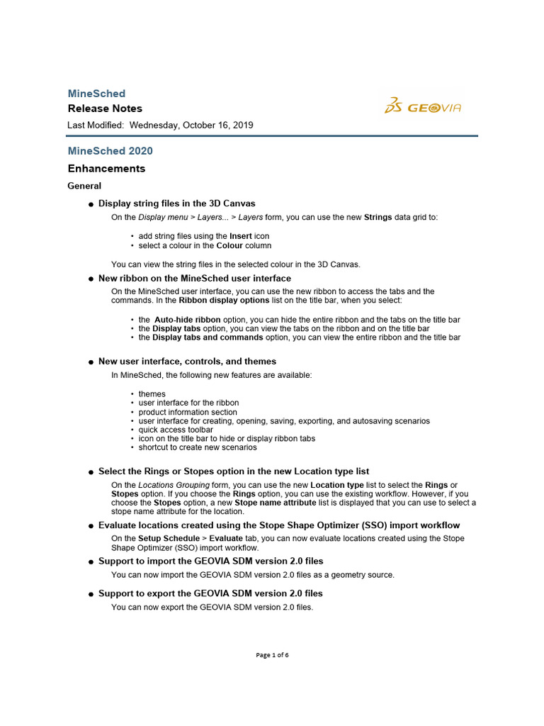 Release Notes | PDF | Window (Computing) | Computer File