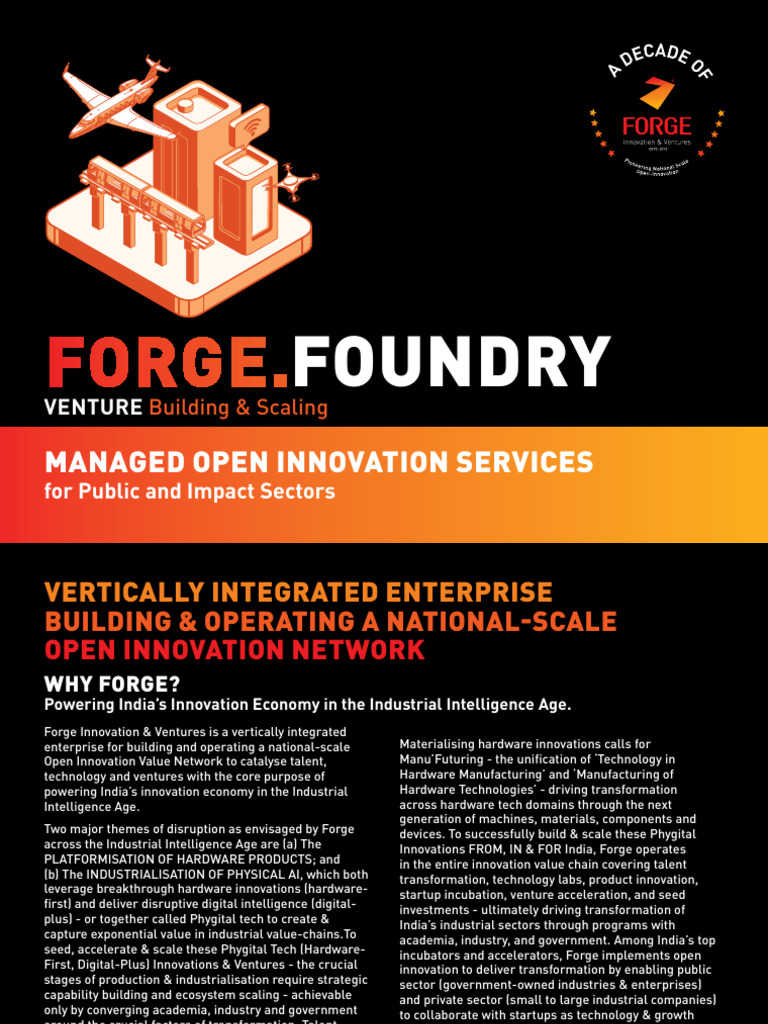 #5 Forge - Foundry (Digital) | PDF | Innovation | Startup Company