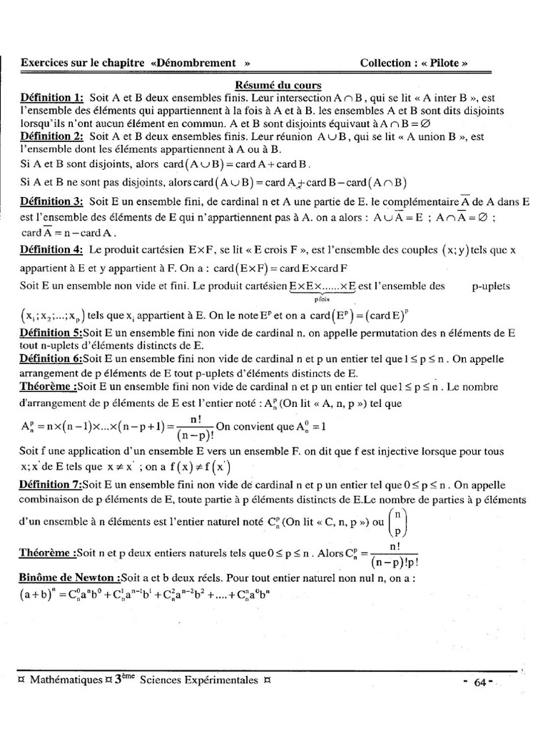 Collection Pilote Math | PDF
