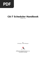 CA7 Command Cheat Sheet | PDF