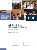 Pri-Med East 2012 Full Conference Brochure