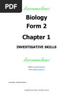 NEA1 Food Investigation Task Guide | PDF | Experiment | Hypothesis