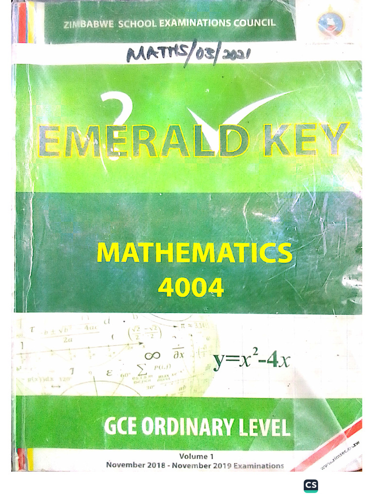 Mathematics Green Book 2018-2019(2) | PDF