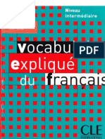 Vocabulaire Expliqué du Français (Niveau Intermédiaire)