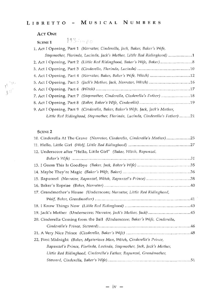 Fascinating Into The Woods Script Pdf Pictures