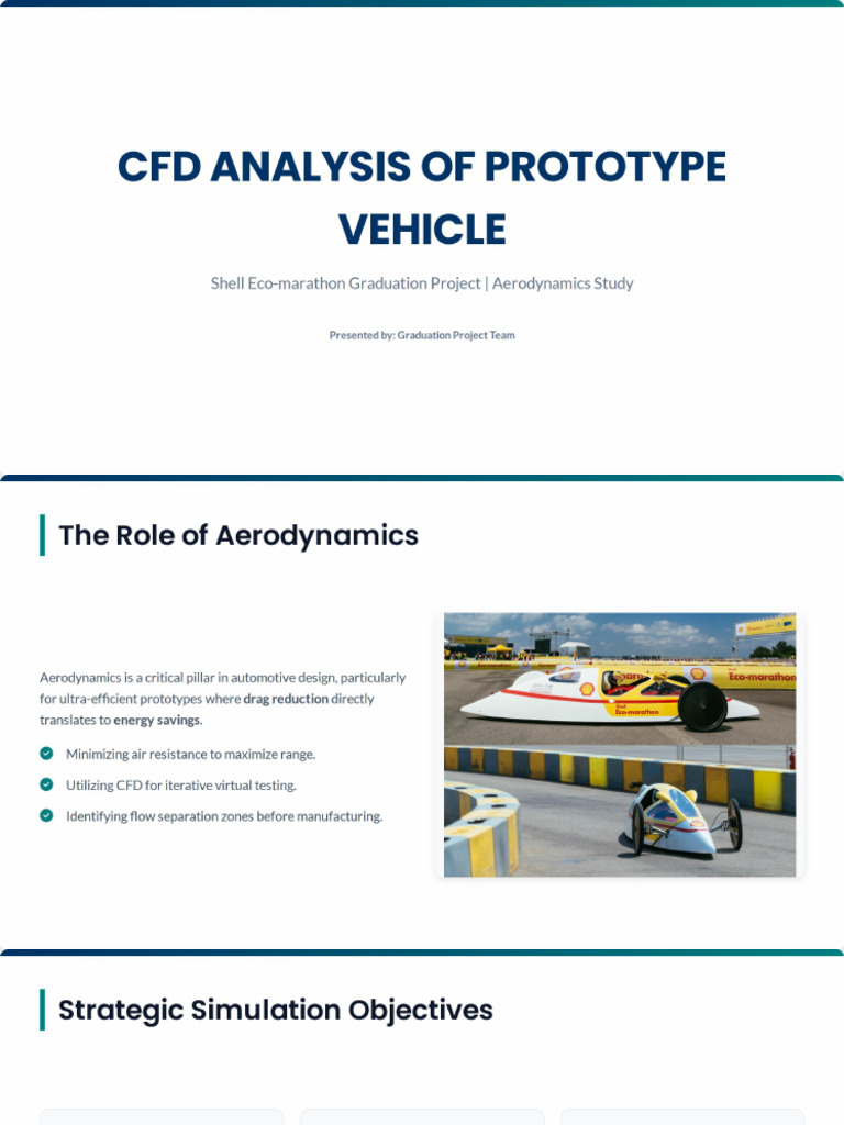Aerodynamic CFD Analysis of Prototype Vehicle | PDF