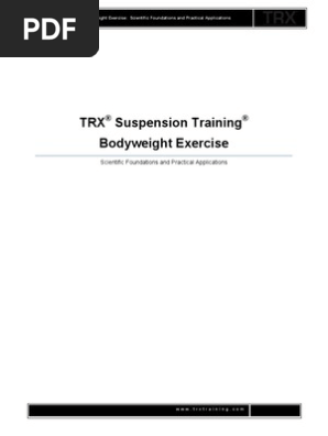 Trx Suspension Training Bodyweight Exercise Scientific
