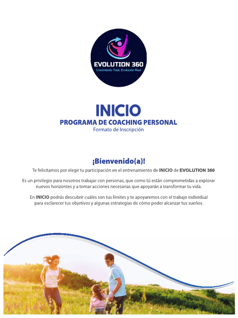 Formato Inicio Evolution 360 | PDF