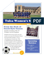 Tulsa Women's Soccer Newsletter