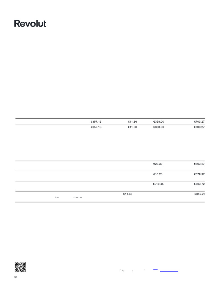Revolut Account Statement | PDF | Banks | Banking