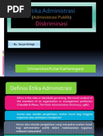 Download Etika Administrasi Administrasi Publik Diskriminasi by Surya Atmaja SN103716022 doc pdf