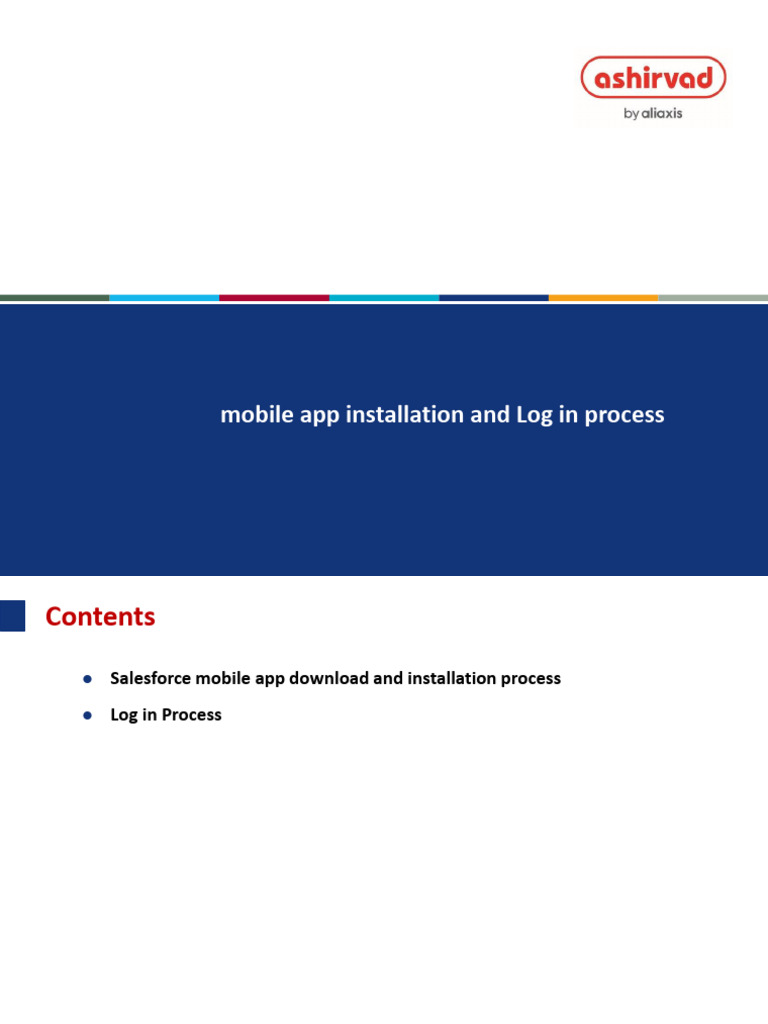 SFDC Mobile App Log in Flow | PDF