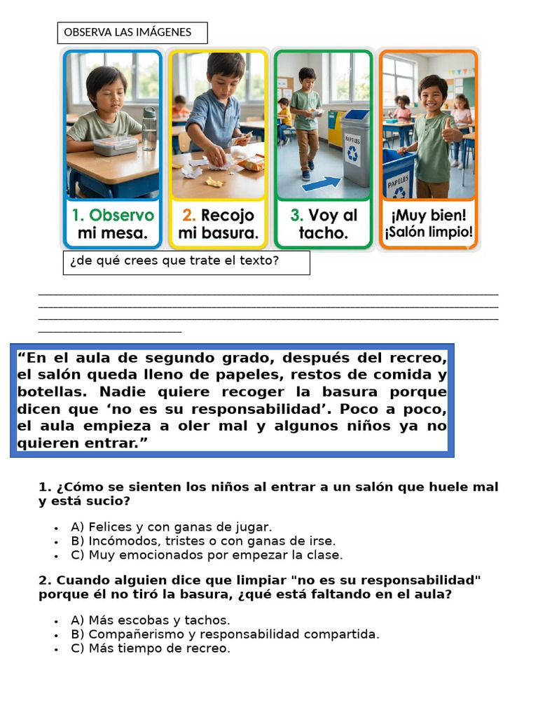Ficha de Personal Social | PDF