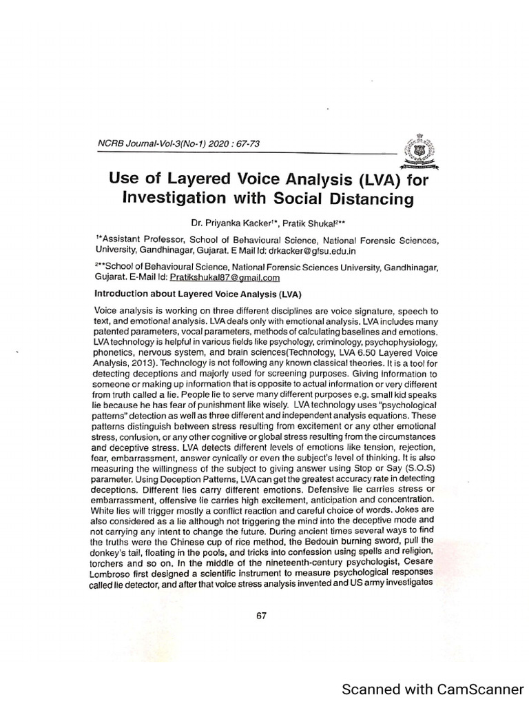 1. LVA paper | PDF