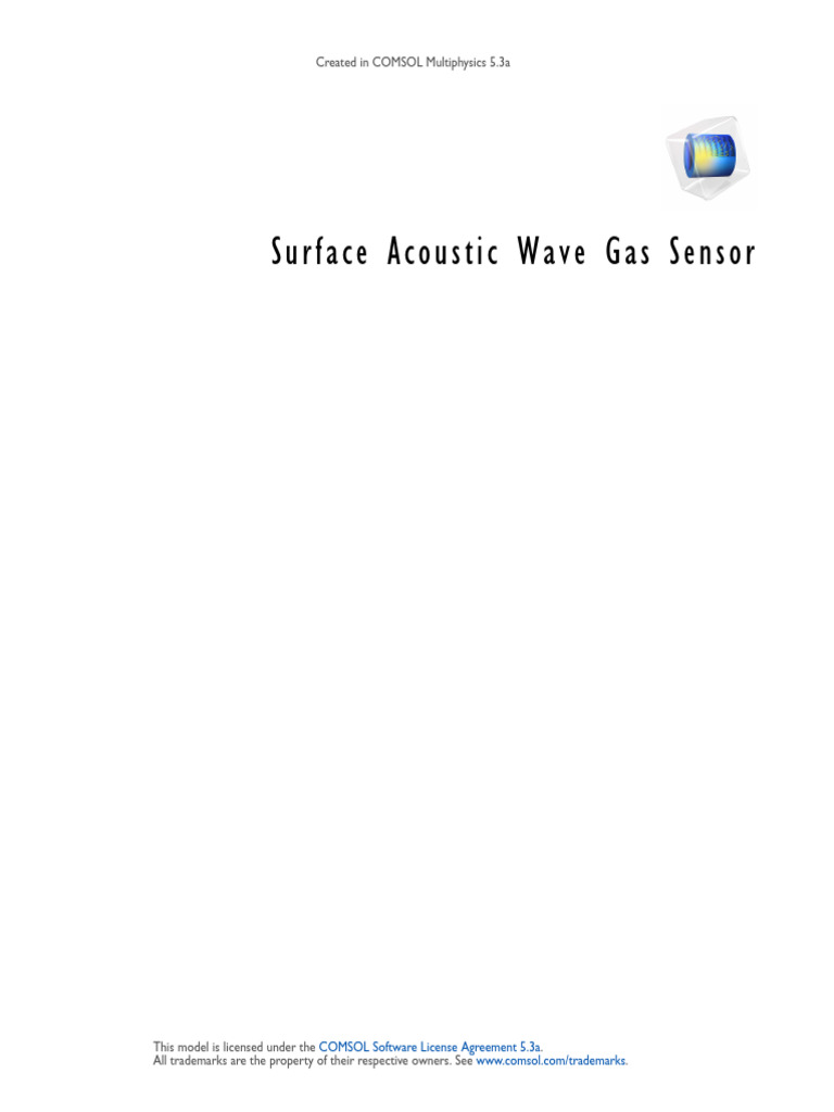 Models.mems.Saw Gas Sensor | PDF | Applied And Interdisciplinary Physics