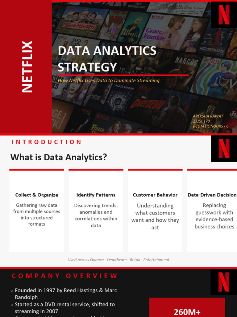 Netflix Data Analytics.pptx | PDF | Netflix | Analytics