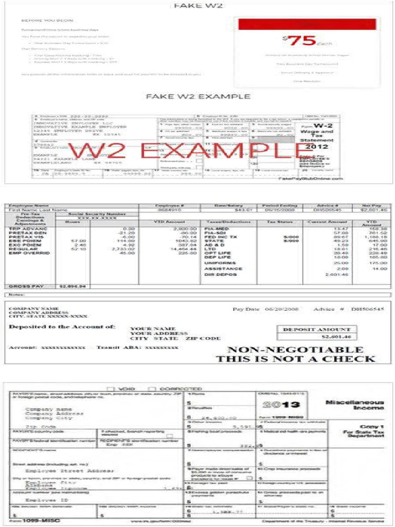 Fake Document Exhibits.doc | PDF