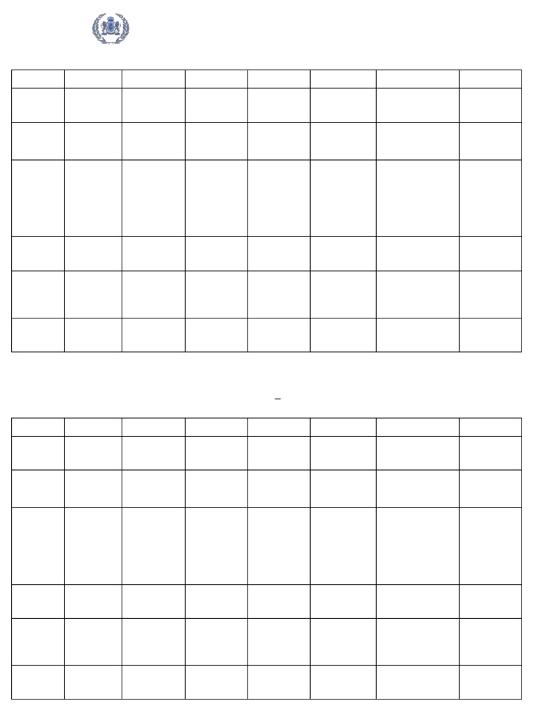 Weekly Test Schedule-1 | PDF | Science