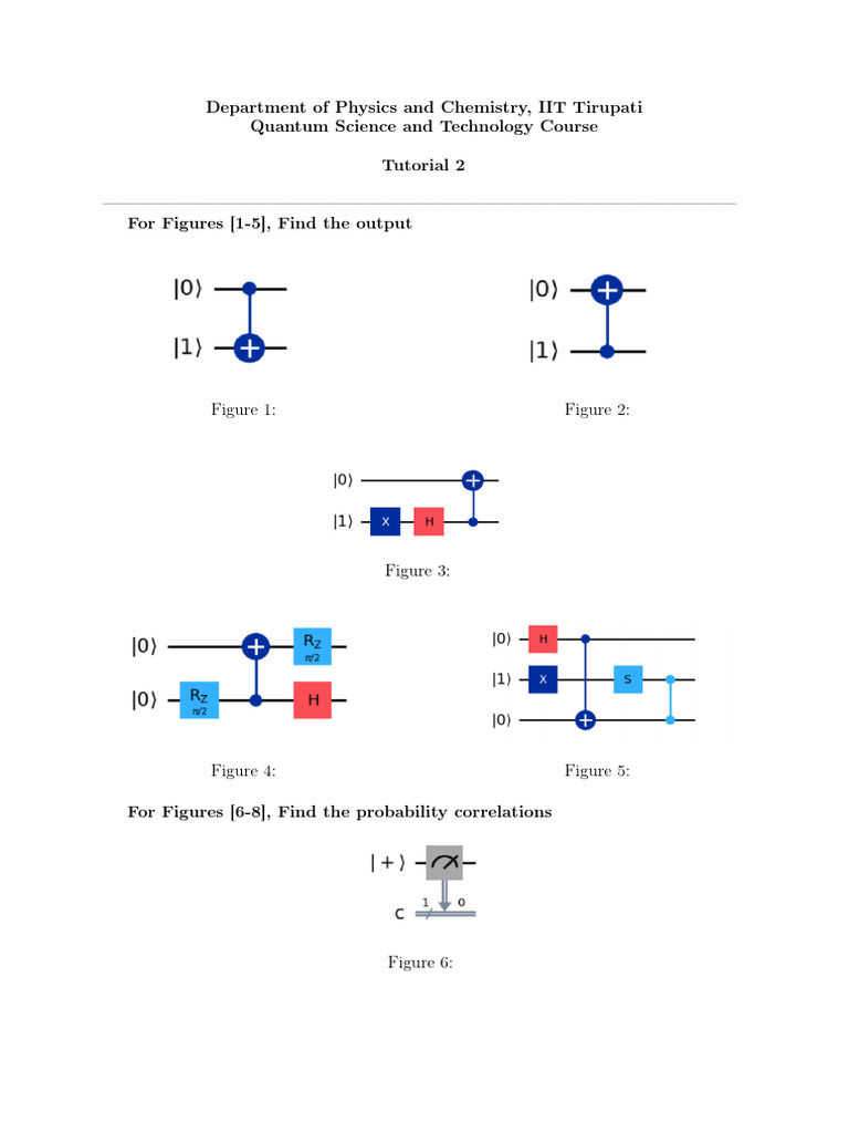 Tutorial 2 QST | PDF