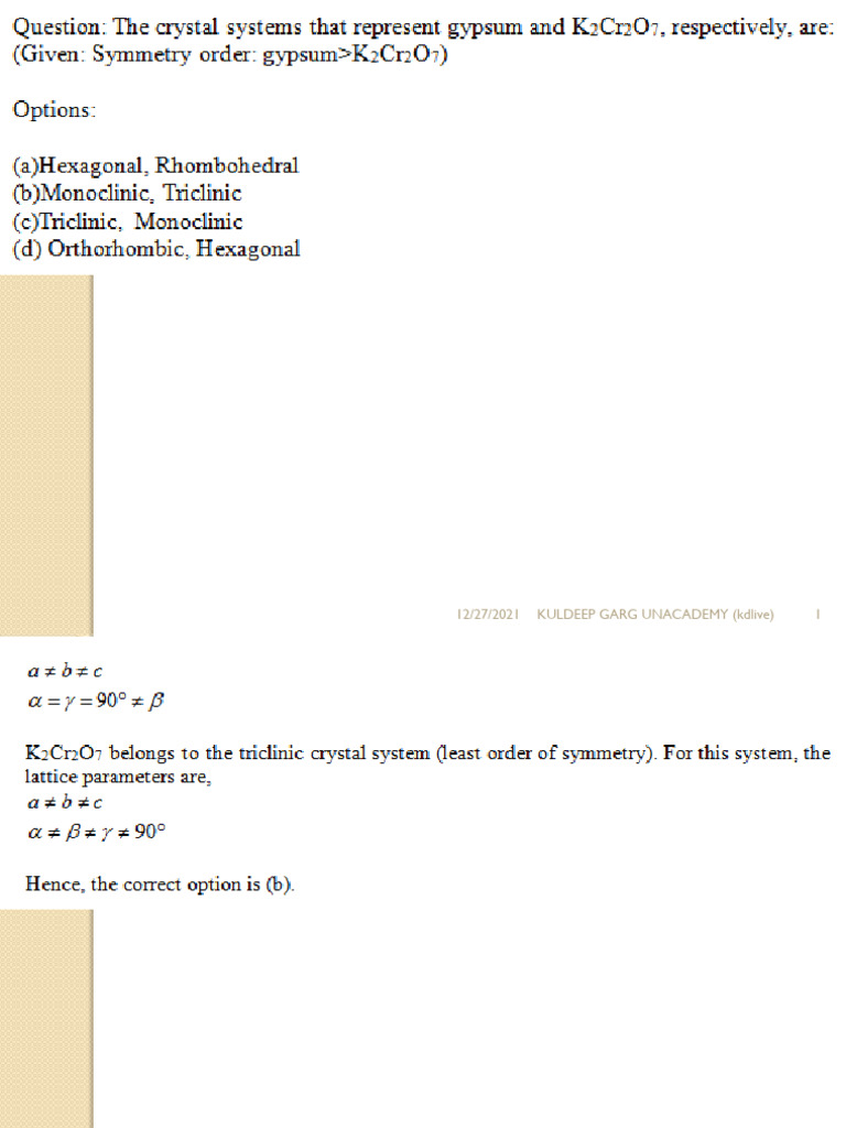 solid state 20 question with solution | PDF