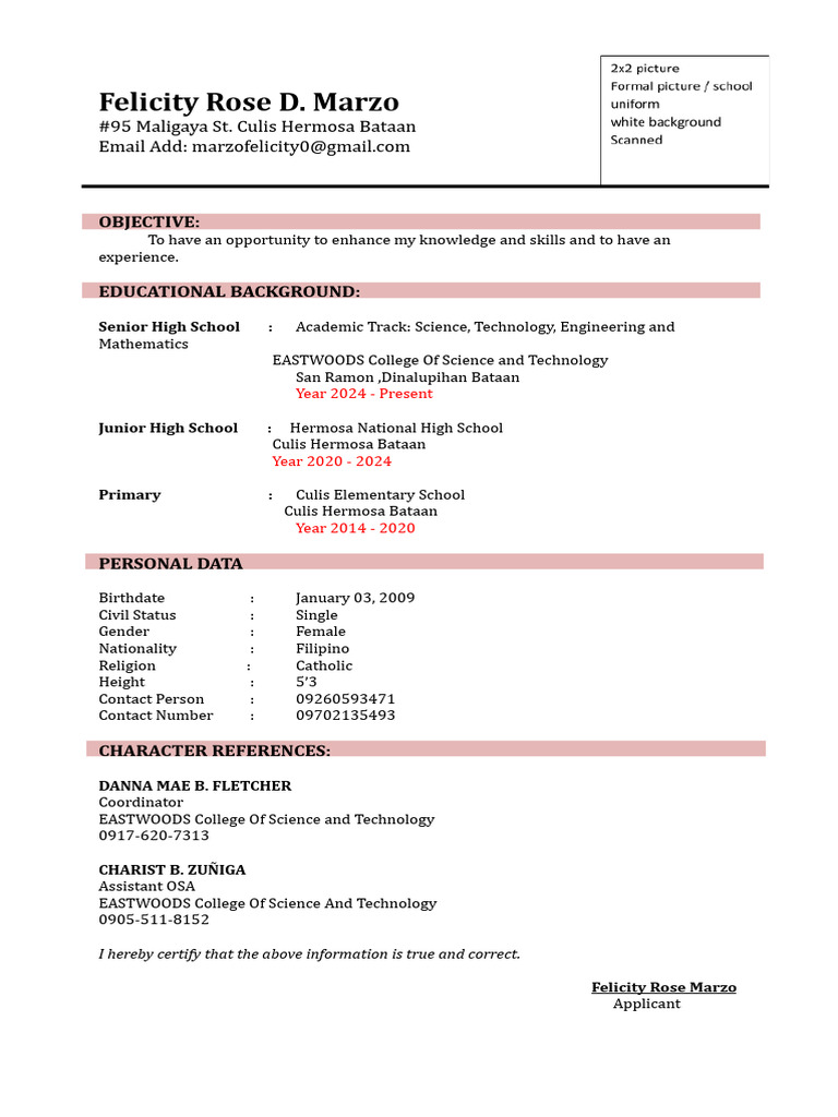 Resume Template.docx 3 | PDF