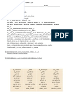 Ejercícios EXAMEN 1 LENGUA 2º ESO