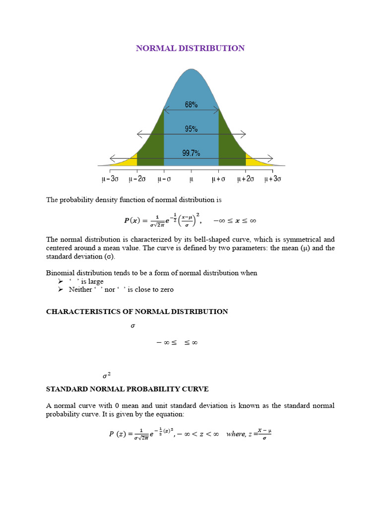 Normal Distribution (2) | PDF