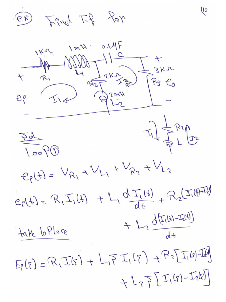 Control 01 Lec 03 elect + mech | PDF
