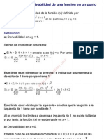 0Estudio de la derivabilidad de una función en un punto