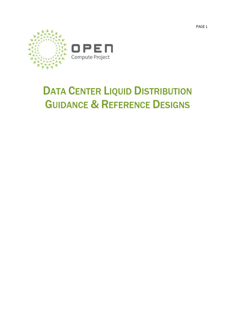 OCP ACF Reference Design Guidance White Paper | PDF | Data Center ...