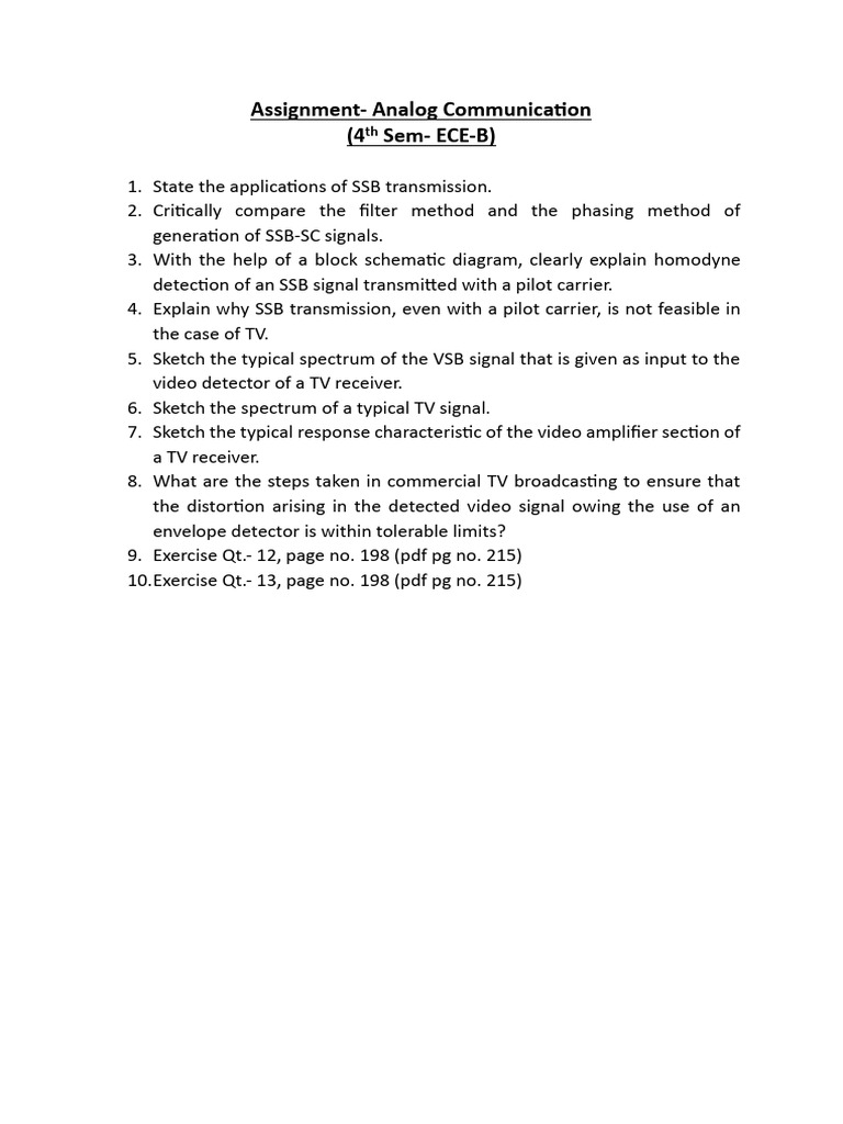 Assignment AC ECE-B | PDF