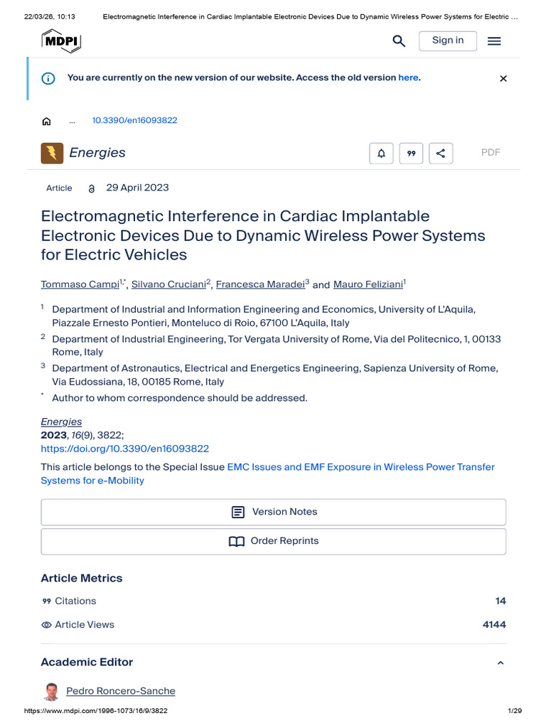 Electromagnetic Interference in Cardiac Implantable Electronic Devices ...