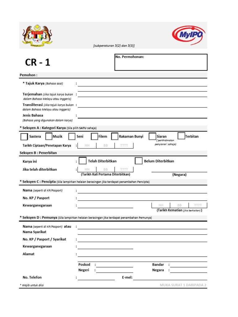 myipo-form-cr1-2024-my | PDF