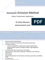 Muravin - Acoustic Emission Method - Short Presentation For Students