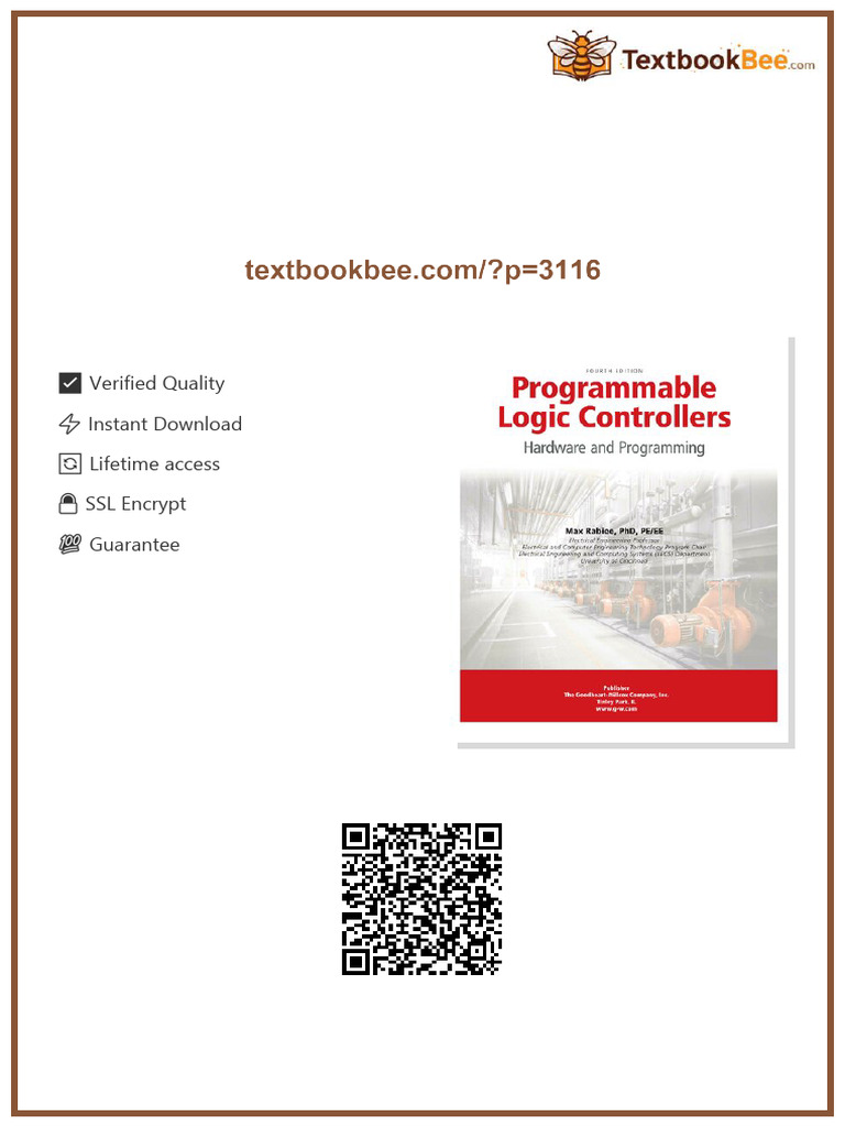 Programmable Logic Controllers Hardware and Programming 4th Edition Max ...
